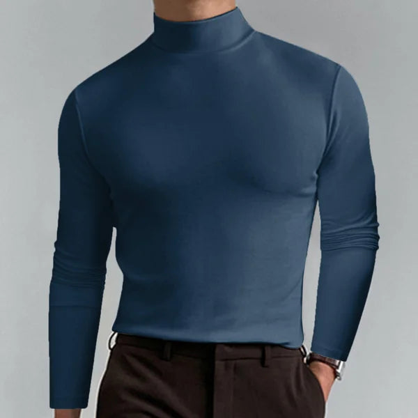 Oliver | Turtleneck | Stylish T-shirt, Comfortable Fit, Medium Thickness, Medium Size-3