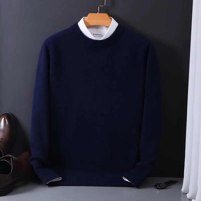 Felix | Cashmere Sweater | Men's Sweaters, Size M, Black-5