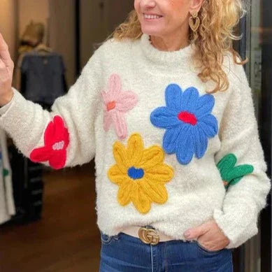 Julia | Women's Sweater | Cozy Knit, Modern Style, Size S-3