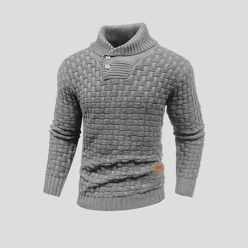 Rove | Sweater | Mens Sweaters, Thermal Knitted | Blue, Medium-3
