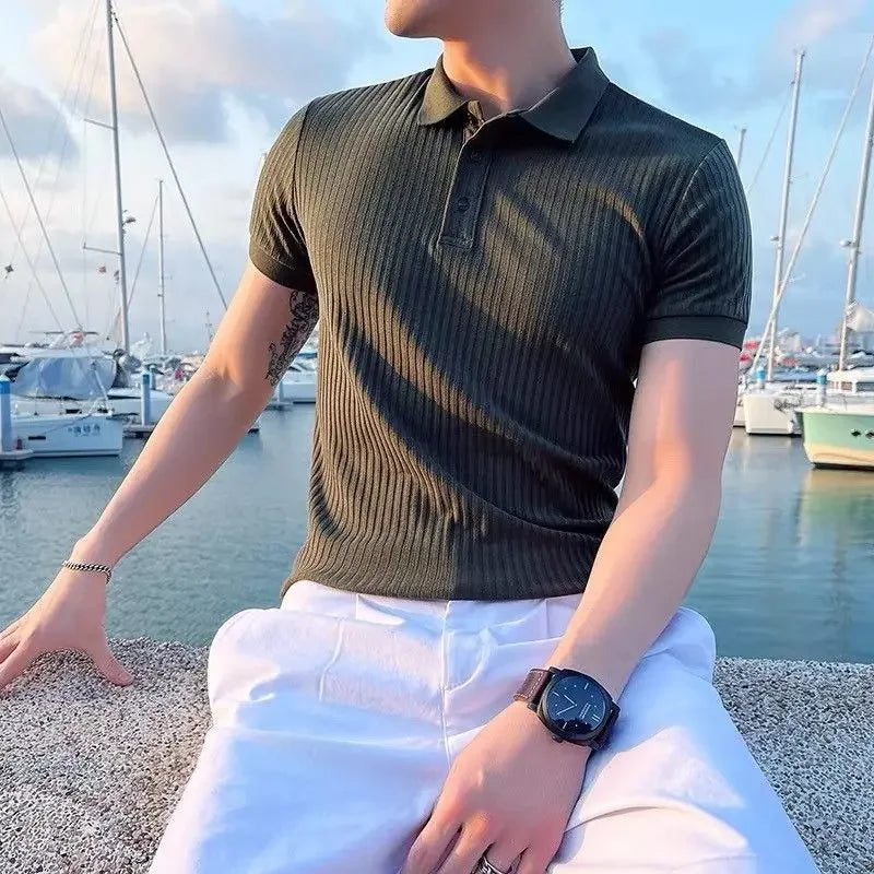 Variant image for Kian | Men's Polo Shirt | Mens Polo Shirts, Polo Shirt | Blue, Size M-36