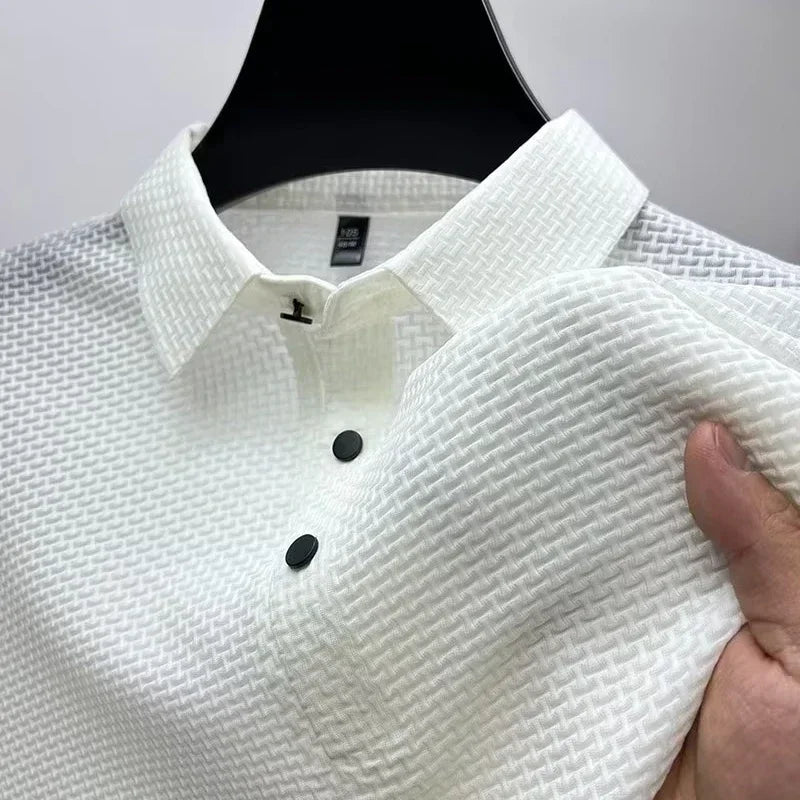 Henny | Short Sleeve Polo Shirts | Men's Polo | Size M | Blue-3