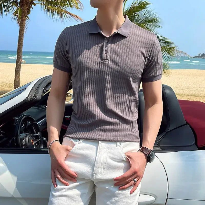 Variant image for Kian | Men's Polo Shirt | Mens Polo Shirts, Polo Shirt | Blue, Size M-22