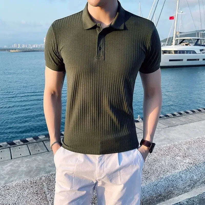 Kian | Men's Polo Shirt | Mens Polo Shirts, Polo Shirt | Blue, Size M-3