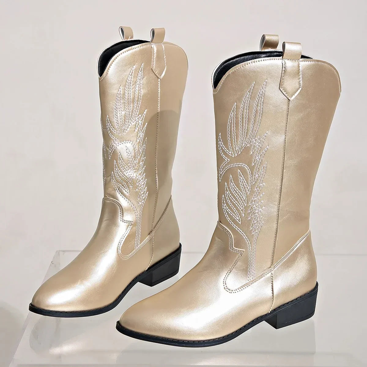 Variant image for Emma | Knee High Boots | Black | Comfortable, Fashionable-19