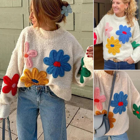 Julia | Women's Sweater | Cozy Knit, Modern Style, Size S-4