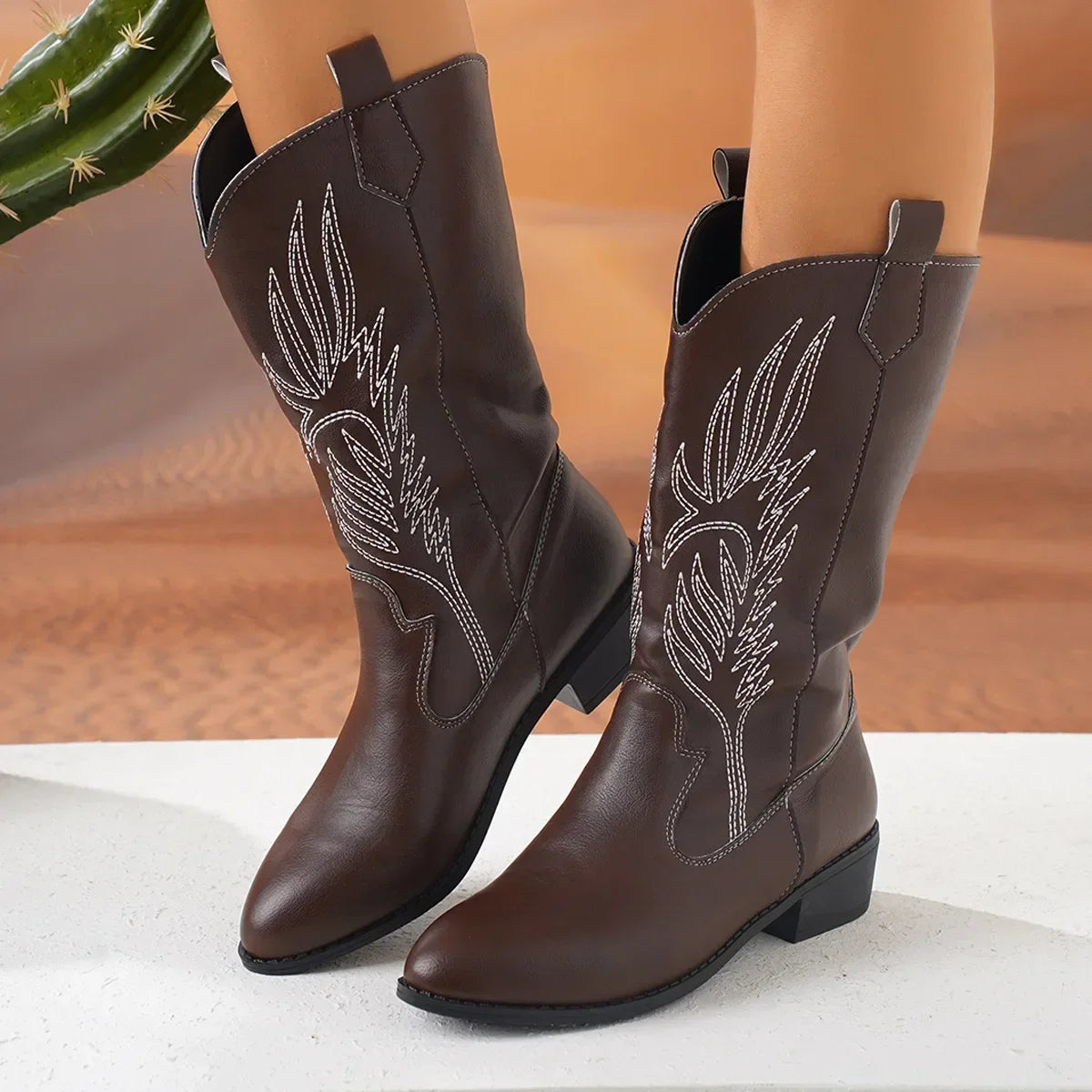 Variant image for Emma | Knee High Boots | Black | Comfortable, Fashionable-47