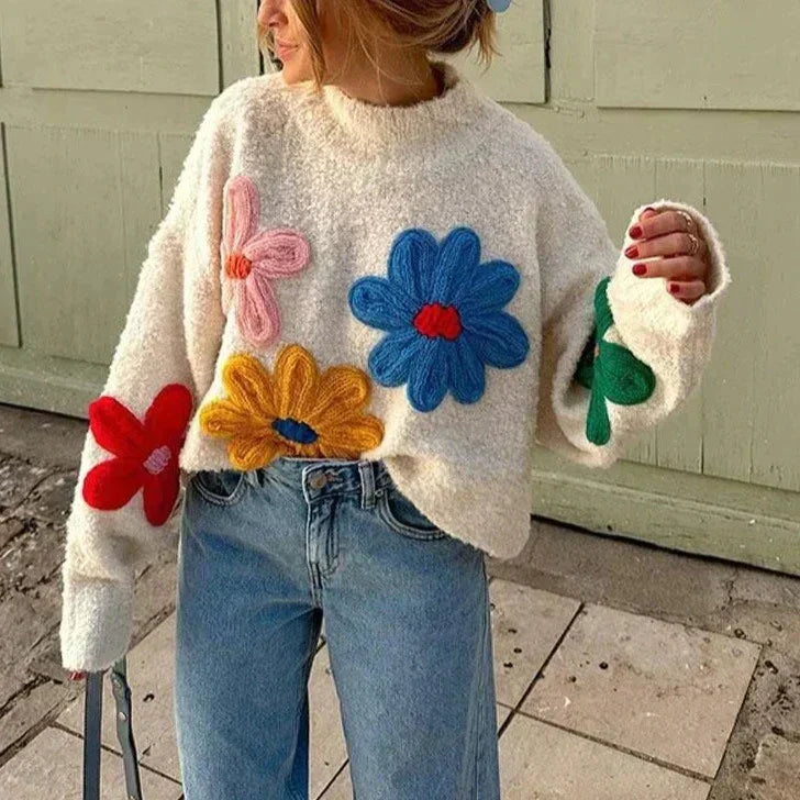 Julia | Women's Sweater | Cozy Knit, Modern Style, Size S-5
