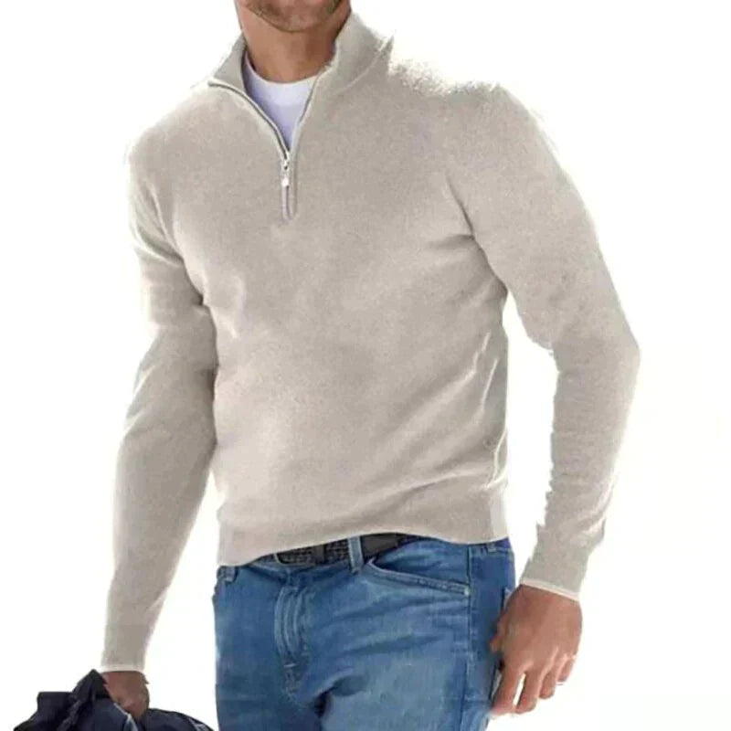 Ralph | Men's Sweater | Half Zip Sweater, Comfortable Knit, Available in Various Sizes and Colors-3