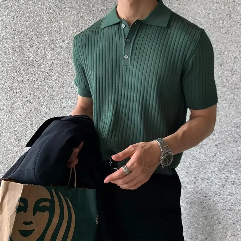 Liam | Men's Polo Shirt | Mens Polo Shirts, Polo Shirt | Size M, Navy-2