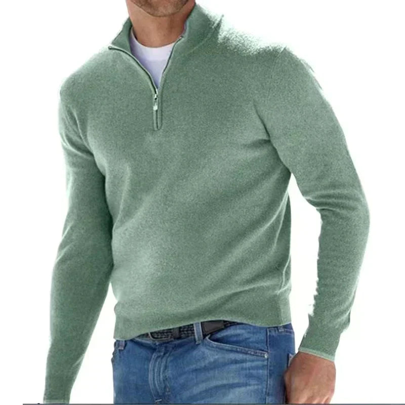 Ralph | Men's Sweater | Half Zip Sweater, Comfortable Knit, Available in Various Sizes and Colors-5