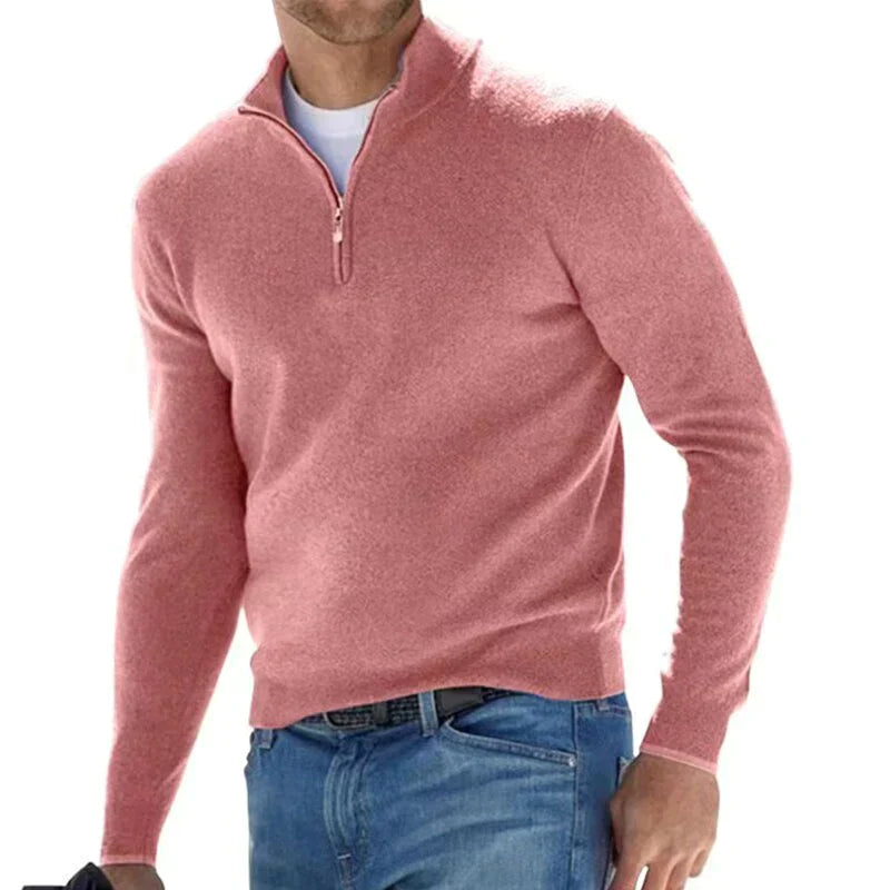 Ralph | Men's Sweater | Half Zip Sweater, Comfortable Knit, Available in Various Sizes and Colors-4
