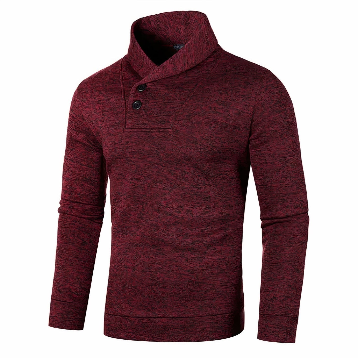 Tripp | Men's Half Zip Sweater | Cashmere Blend, Slim Fit, Charcoal-6