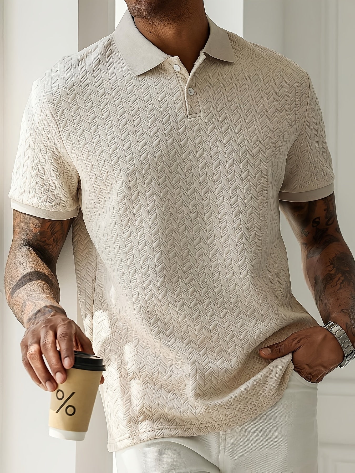 Iman™ | Long Sleeve Polo Shirt | Men's Polo Shirt | Various Colors-2