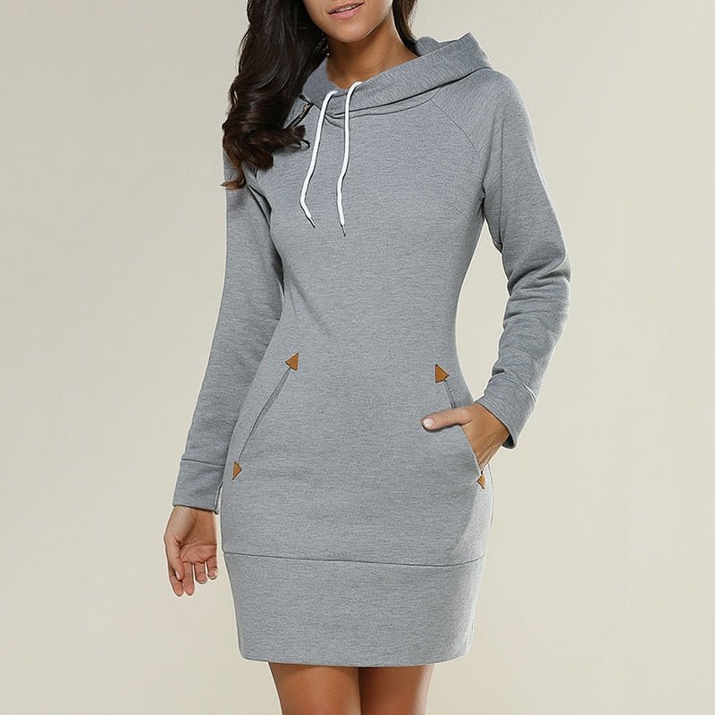 Zephyras | Casual Hoodie Dress for Everyday Comfort - Image 5