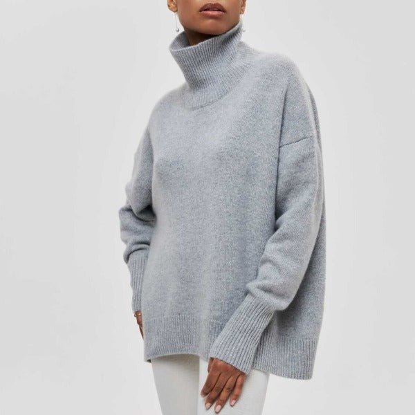 Variant image for Bodil | Turtleneck Sweater | Black Turtleneck, Cozy Roll Neck Jumper-6