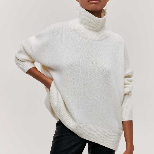 Variant image for Bodil | Turtleneck Sweater | Black Turtleneck, Cozy Roll Neck Jumper-8