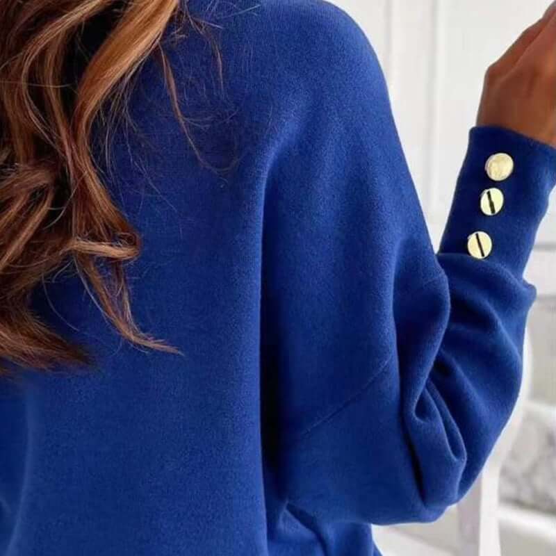 Petra | Women's Sweater | Cozy, Elegant V-Neck Design, Soft Knitting Material-3