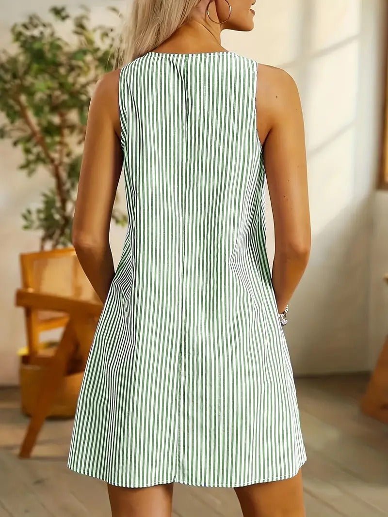 Serafina | Women's Dress | Summer Dresses, Striped, Size S-3
