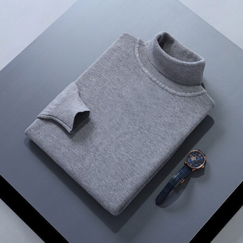 Vigil | Turtleneck Sweater | Black Turtleneck, Mens Turtleneck-6