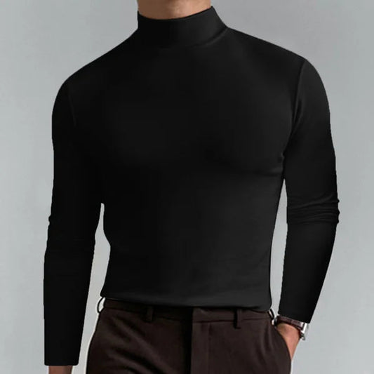 Oliver | Turtleneck | Stylish T-shirt, Comfortable Fit, Medium Thickness, Medium Size-2