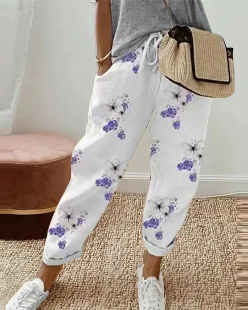 Emily | Wide Leg Pants | Linen Pants Women | Women's Trousers-3