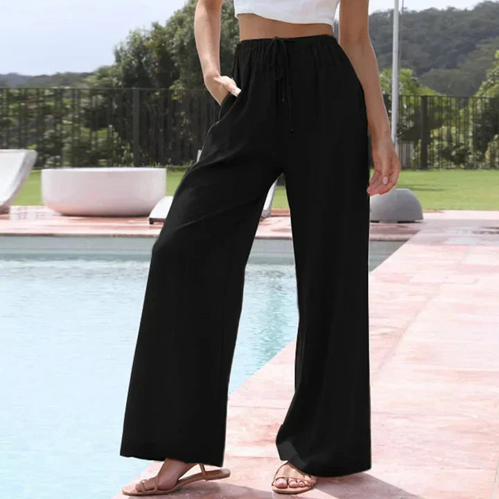 Heidi | Casual Pants for Women | Ladies Wide Leg Pants | Casual Trousers-5