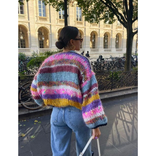 Zarela | Cardigan | Cardigans for Women, Womens Jumpers | Multi-Color, Loose Fit-1