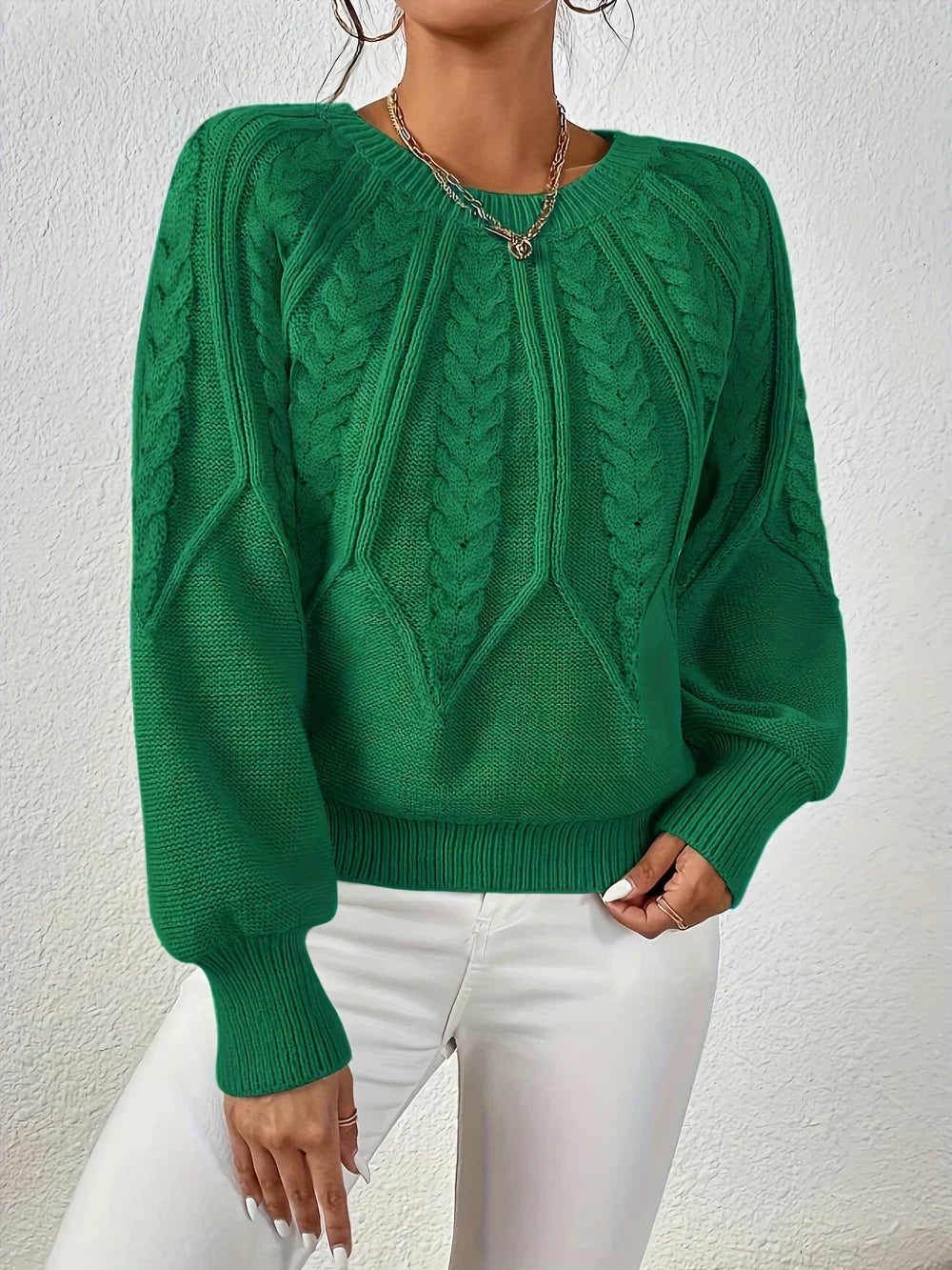 Alyssa | Cable-Knit Sweater | Sweaters for Women, Warm Sweater, Size M-6