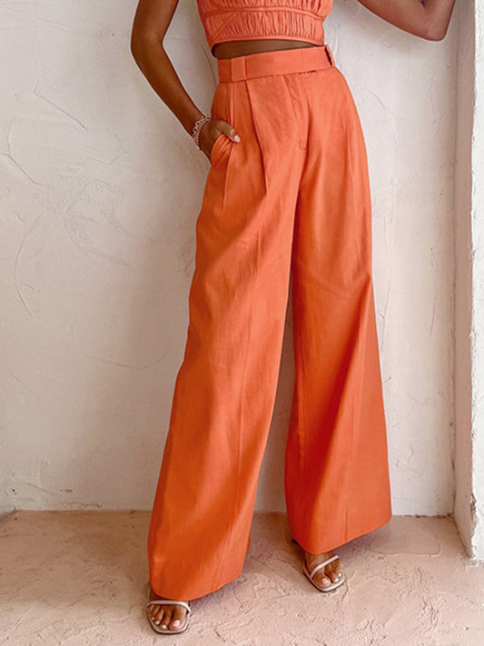 Heidi | Wide Leg Pants | Linen Pants Women | Trousers-2