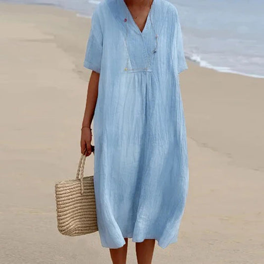 Alethea | Beach Dress | Khaki | Beach Dress For Women, Beach Outfits-2
