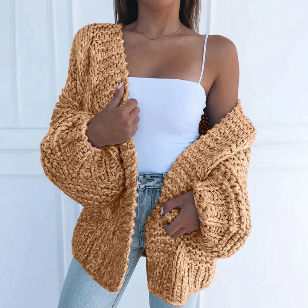 Catherine | Stylish Chunky Knit Cardigan - Image 4