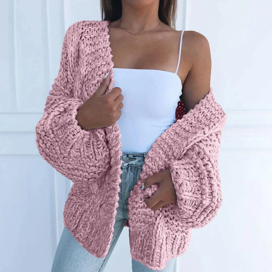 Catherine | Stylish Chunky Knit Cardigan - Image 1