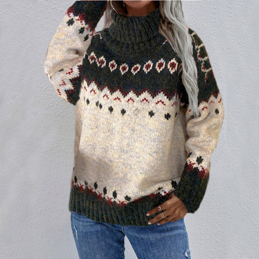Maisie | Sweater | Sweaters for Women, Cozy Knit, Size S, Fair Isle-2