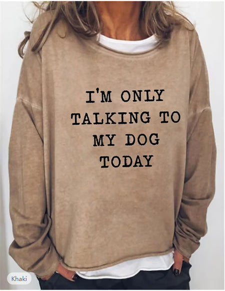 Emma | Pullover Sweater | Dog Lovers, Fashion | Size M, Grey-2