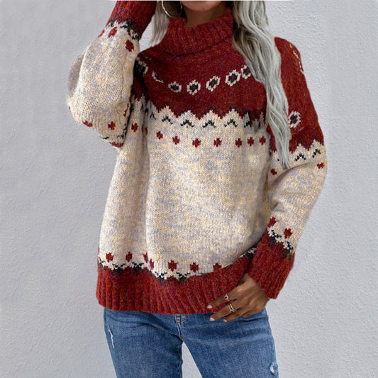 Maisie | Sweater | Sweaters for Women, Cozy Knit, Size S, Fair Isle-1