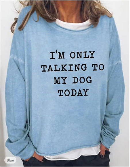 Variant image for Emma | Pullover Sweater | Dog Lovers, Fashion | Size M, Grey-1