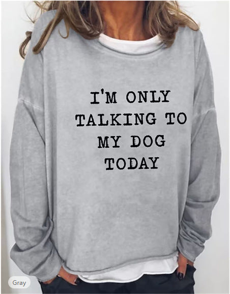 Variant image for Emma | Pullover Sweater | Dog Lovers, Fashion | Size M, Grey-11
