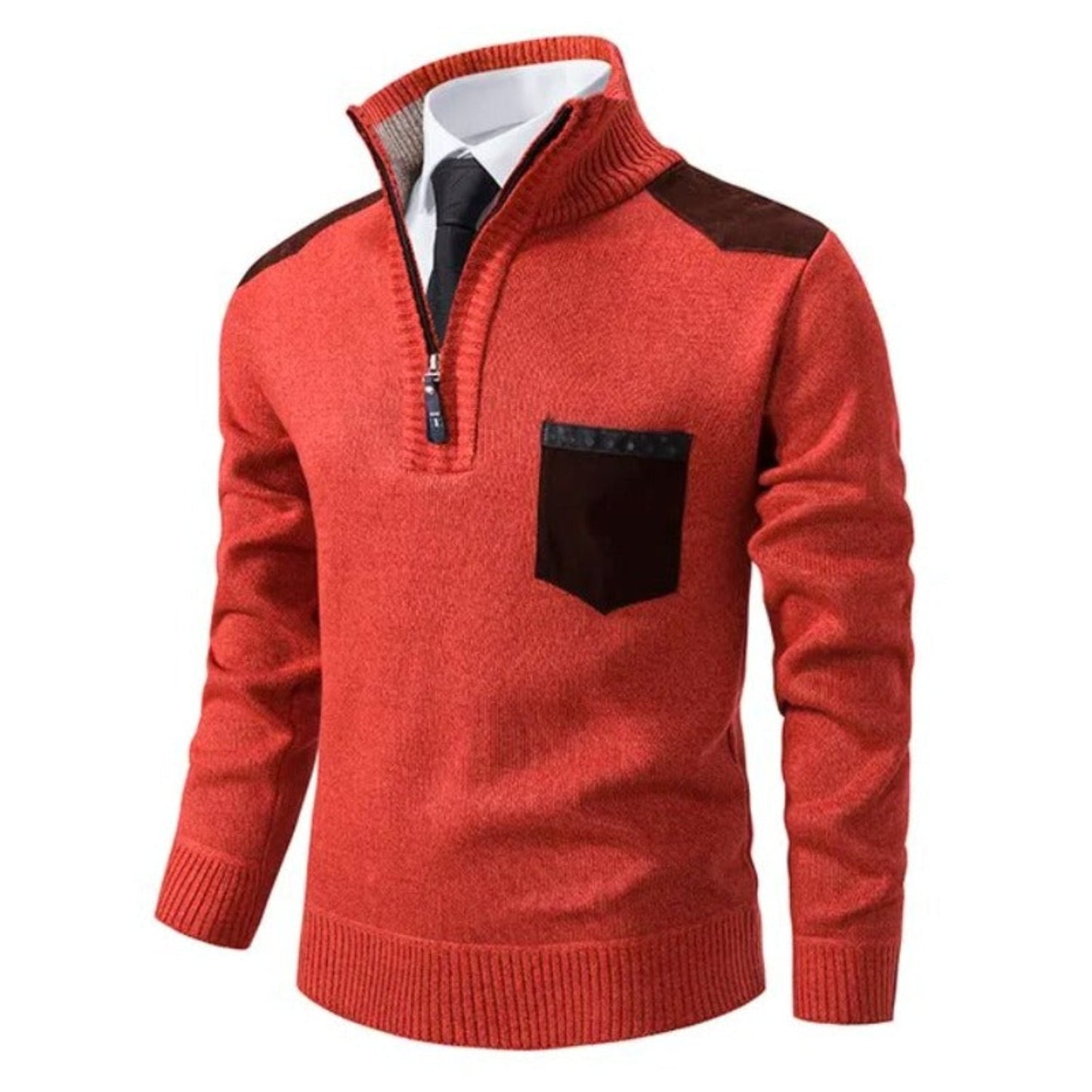 Mason | Men's Half Zip Pullover | Men's Quarter Zip Jumper, Size Options-6