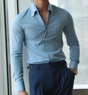 William | Men's Shirt | Men's Dress Shirts | Slim-Fit Business Attire-1