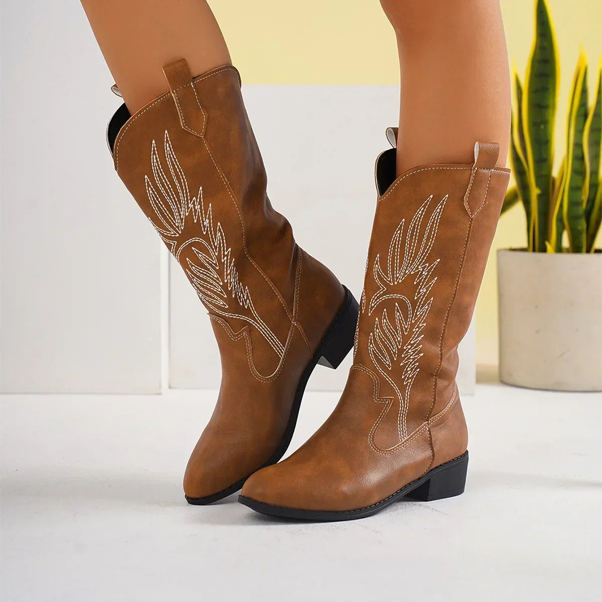 Variant image for Emma | Knee High Boots | Black | Comfortable, Fashionable-50