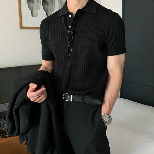 Liam | Men's Polo Shirt | Mens Polo Shirts, Polo Shirt | Size M, Navy-1