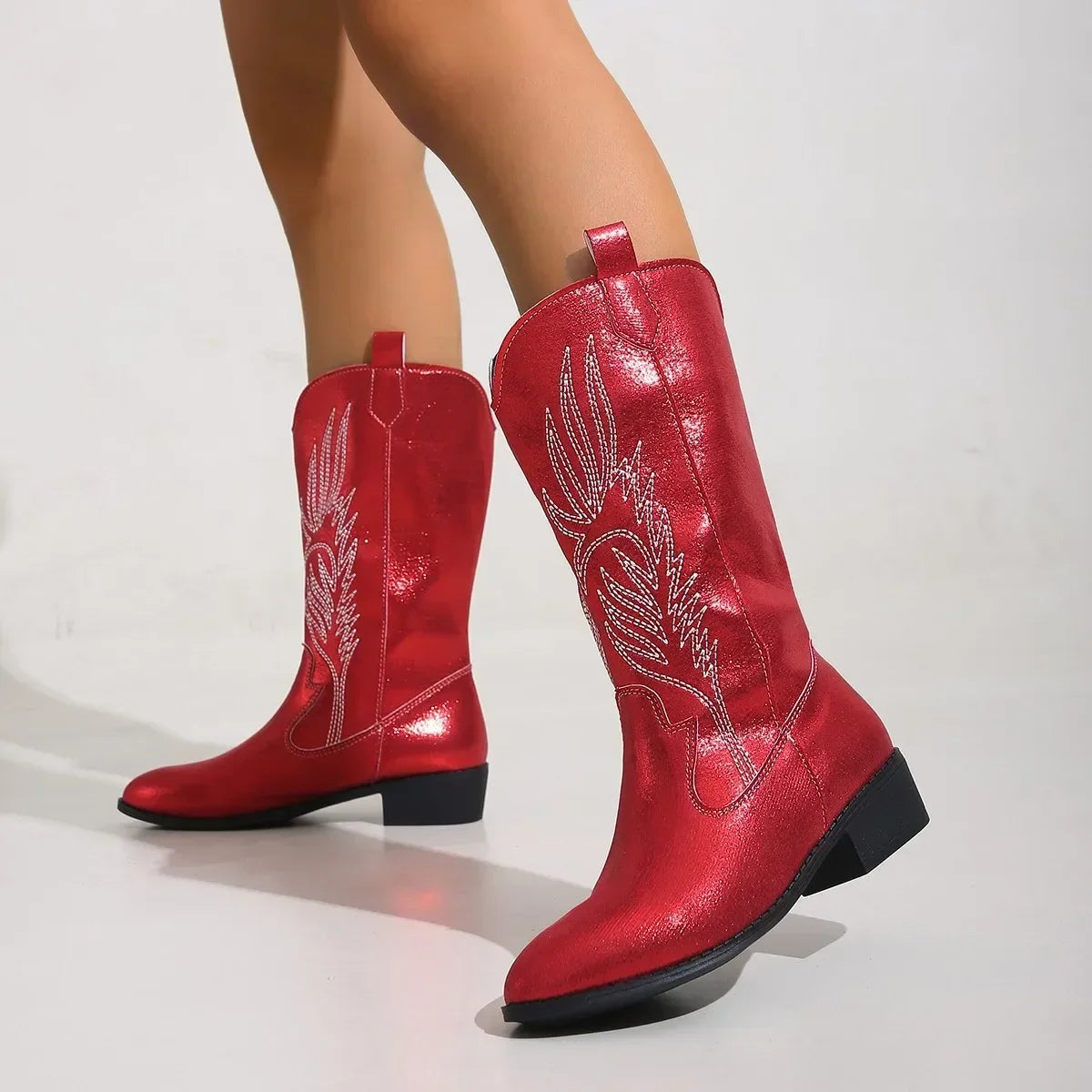 Variant image for Emma | Knee High Boots | Black | Comfortable, Fashionable-33