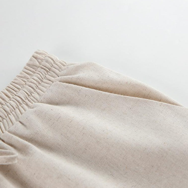 Heidi | White Linen Pants | Women's Trousers | Linen Pants Women-4