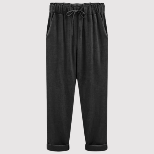 Agnes | Linen Pants Women | Women's Pants | Beige-2