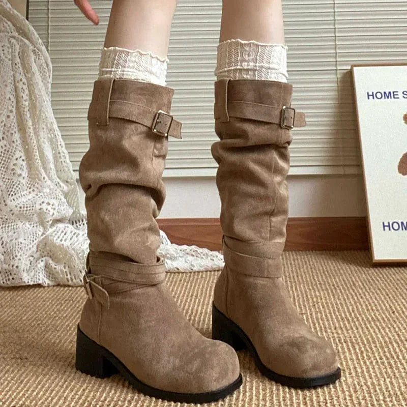 Emma | Cowboy Boots | Stylish Slip-On | Size 35-40 | Western Boots-4