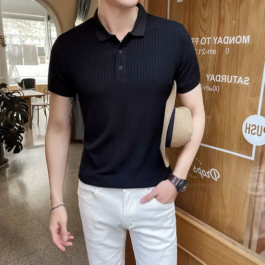 Kian | Men's Polo Shirt | Mens Polo Shirts, Polo Shirt | Blue, Size M-1