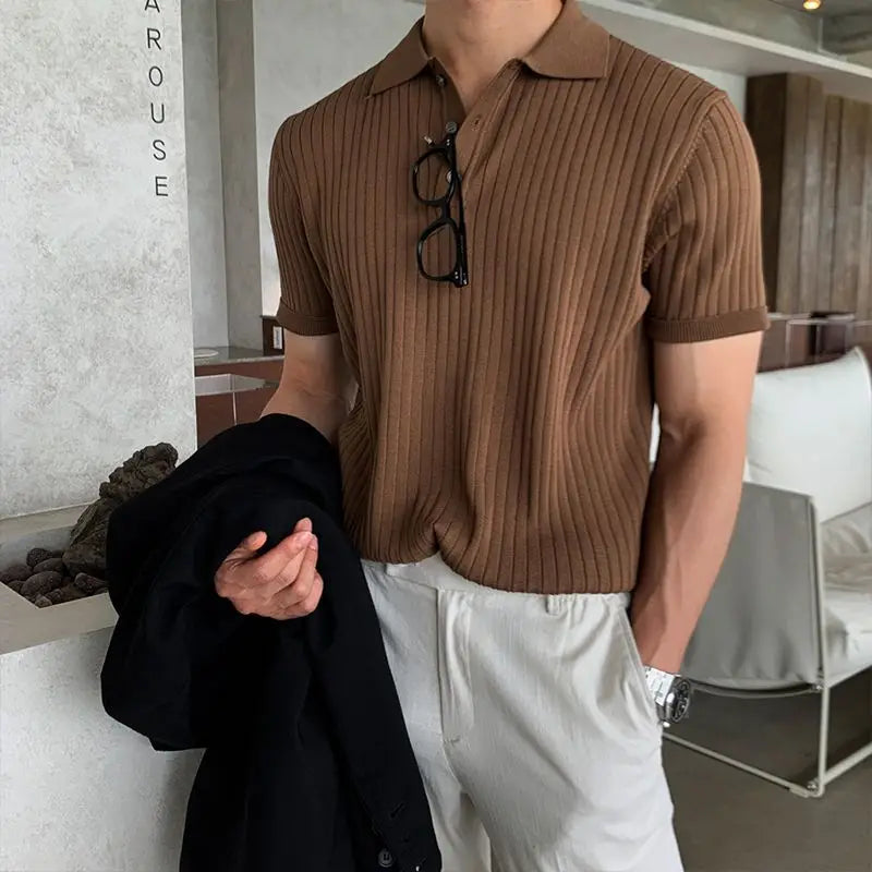 Liam | Men's Polo Shirt | Mens Polo Shirts, Polo Shirt | Size M, Navy-5