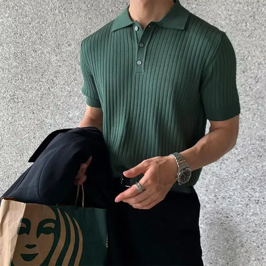 Liam | Men's Polo Shirt | Mens Polo Shirts, Polo Shirt | Size M, Navy-2