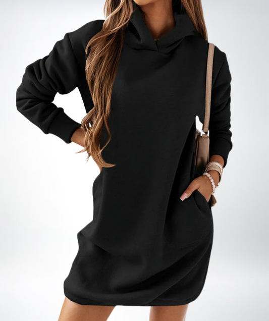 Anna | Stylish Comfortable Women's Hoodie Dress - Image 1